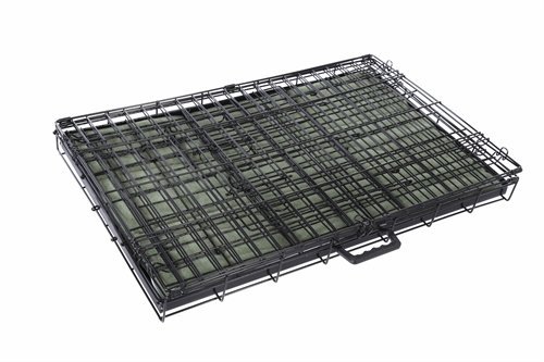 Confidence Pet Deluxe 2 Door Dog Cage Crate with Bed - Image 7