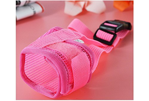 Doggie Style Store Pink Soft Mesh Dog Pet Muzzle Nylon Bark Mouth Anti Bite Adjustable Comfortable Snout Mask - Image 3