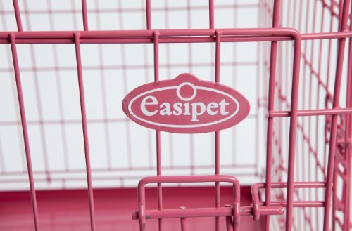 Pink Dog Puppy Metal Cage 24" by Easipet (21423) - Image 4