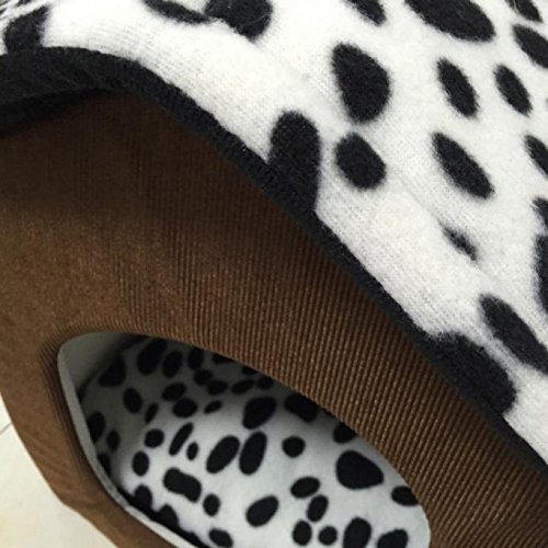 Givekoiu 2019 Dog Bed Soft Washable Fleece Fur Cushion Warm Pet Basket,Portable Indoor Pet Bed Dog House Soft Warm and Comfortable Cat Dog Sweet Room - Image 4