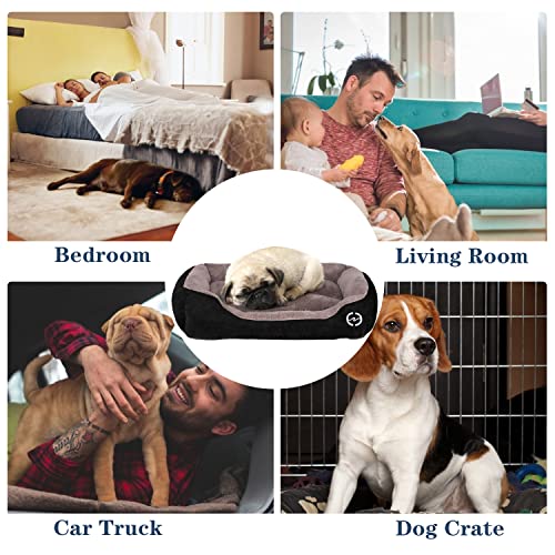 GoFirst Dog Beds Large Washable with Zipper Cover, Orthopedic Dog beds Basket for Medium and Large Dogs, Non-slip Bottom Pet Beds Couch Cushion - Image 6