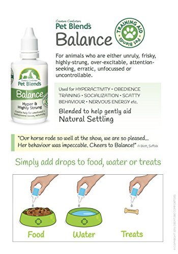 Highly Strung, Over Excitable, Frisky, Unruly and Training Animals. To Naturally Calm Dogs, Cats and Horses. The Original Animal Balance Blend Flower Essence 50ml - Image 4