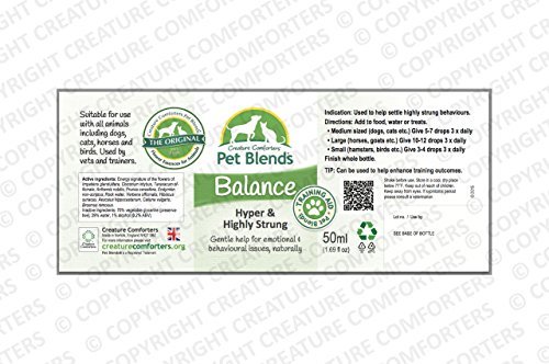 Highly Strung, Over Excitable, Frisky, Unruly and Training Animals. To Naturally Calm Dogs, Cats and Horses. The Original Animal Balance Blend Flower Essence 50ml - Image 8