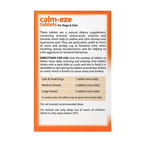 Johnsons Calm-Eze Tablets for Cats & Dogs 30g - 36 Capsules - Image 3