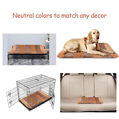 JoicyCo Dog Bed Crate Pad Mat 36/42/47 in Anti-Slip 100% Washable Dog Mattress Pets Kennel Pads - Image 5