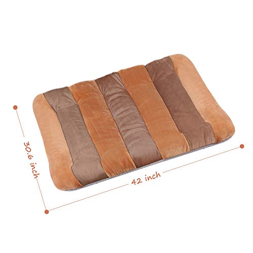 JoicyCo Dog Bed Crate Pad Mat 36/42/47 in Anti-Slip 100% Washable Dog Mattress Pets Kennel Pads - Image 7