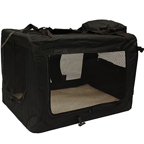 LIVIVO ® Lightweight Premium Dog Cat Puppy Fabric Portable Carrier Folding Crate Cage Pet Travel Foldable Bag - Image 3