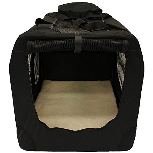 LIVIVO ® Lightweight Premium Dog Cat Puppy Fabric Portable Carrier Folding Crate Cage Pet Travel Foldable Bag - Image 5