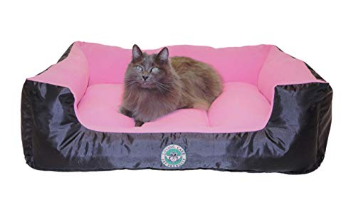 Loving Care Pet Products Ultra Supreme Lounger Style Pet Bed. Removable/Reversible Pillow. Soft Microfibre interior, Durable Water Resistant Exterior. Completely Machine Washable. Highest Quality Materials. 4 Colours available in 3 sizes - Image 3