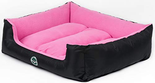 Loving Care Pet Products Ultra Supreme Lounger Style Pet Bed. Removable/Reversible Pillow. Soft Microfibre interior, Durable Water Resistant Exterior. Completely Machine Washable. Highest Quality Materials. 4 Colours available in 3 sizes - Image 6