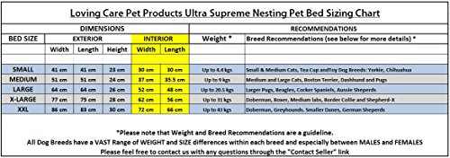 Loving Care Pet Products Ultra Supreme Nesting Style Pet Bed - Image 5