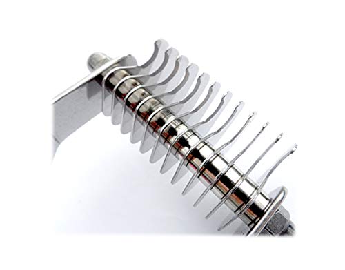 Masterclip Dog Grooming Deshedding Blade Coat Rake Thinning Tool - Image 4