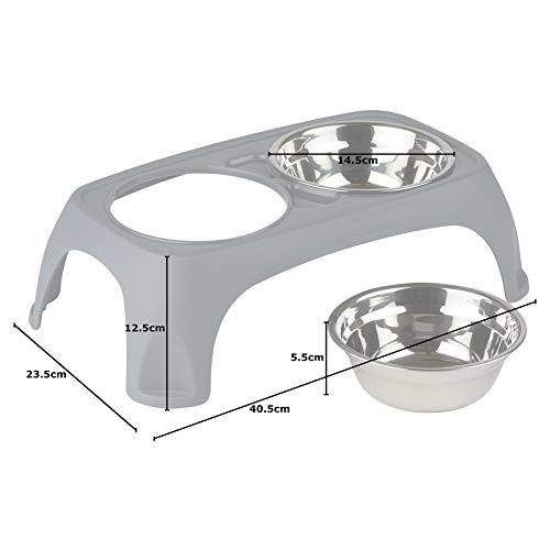 Me and My Pets Medium Twin Raised Feeding Bowl - Image 8