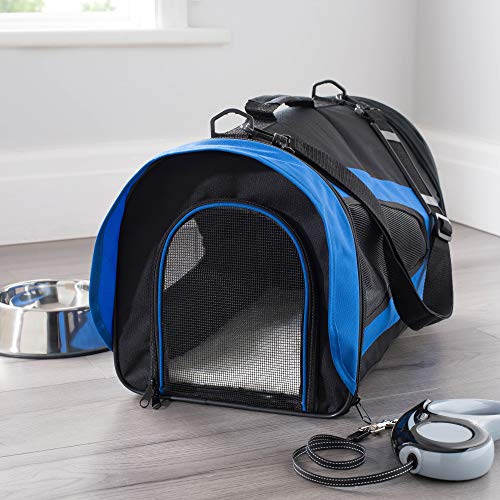 Mool Lightweight Fabric Pet Carrier Crate with Fleece Mat and Food Bag - Image 11
