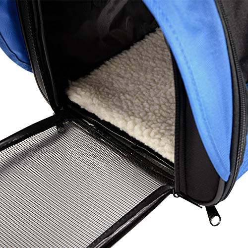 Mool Lightweight Fabric Pet Carrier Crate with Fleece Mat and Food Bag - Image 12
