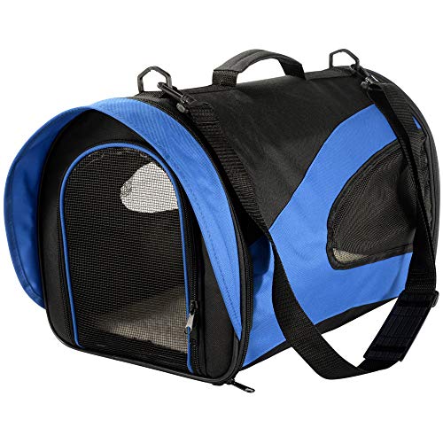 Mool Lightweight Fabric Pet Carrier Crate with Fleece Mat and Food Bag - Image 9