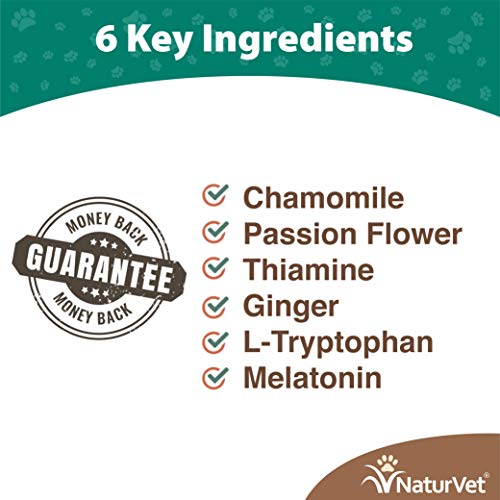 NaturVet Quiet Moments Calming Aid Chewable Tablets, 60 Pills - Image 3