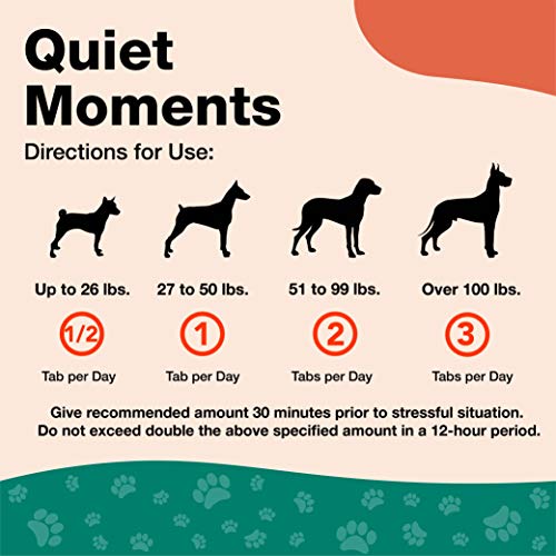 NaturVet Quiet Moments Calming Aid Chewable Tablets, 60 Pills - Image 4