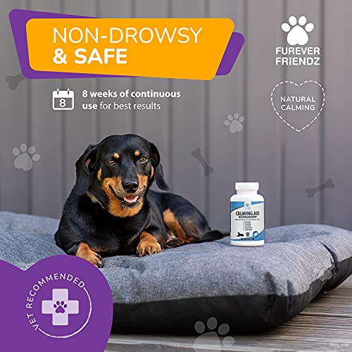 Furever Friendz Natural Dog Calming Tablets for Dogs - 120 Dog Anxiety Relief Supplements - Calming Dog Relieves Stress related to Fireworks, Loud Noises, Travel Sickness, Separation & Aggression - Image 3