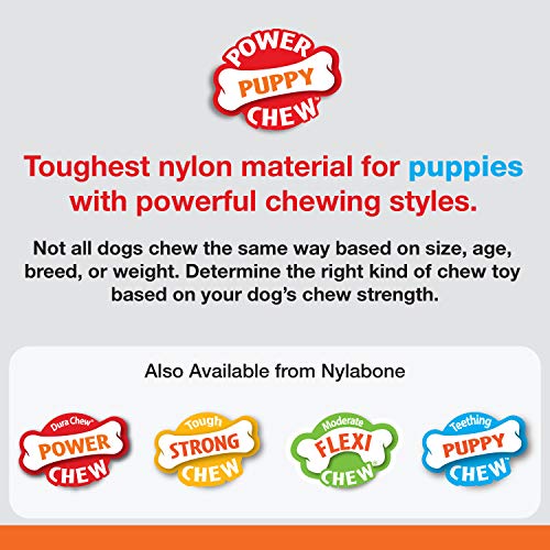 Nylabone Gentle Puppy Dog Teething Chew Toy Rings, Bacon Flavour, Small, for Puppies Up to 11 kg - Image 7