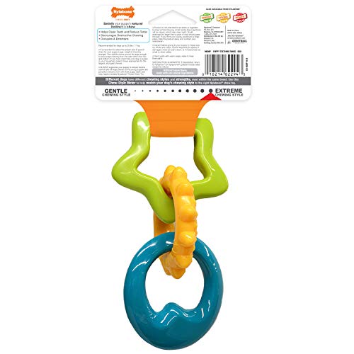 Nylabone Gentle Puppy Dog Teething Chew Toy Rings, Bacon Flavour, Small, for Puppies Up to 11 kg - Image 9