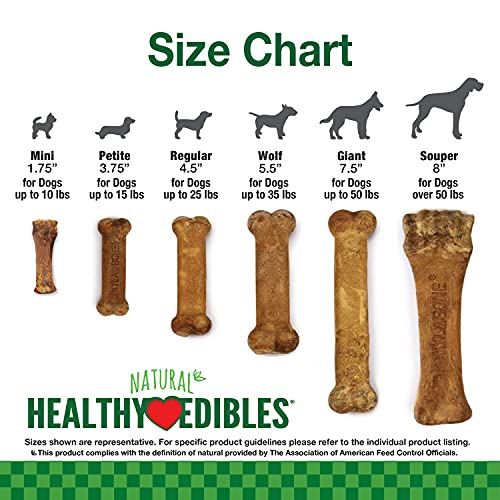 Nylabone Healthy Edibles DHA Omega-3 Puppy Chews, Lamb and Apple Flavour, Pack of 4 - Image 7