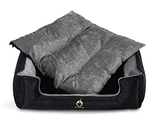 On Paws ‘Sleep Well Lounger’ Premium Quality Pet Bed (5 Sizes & Choice of Colours available) Teflon Protected, Machine washable, Detachable Covers - Image 3