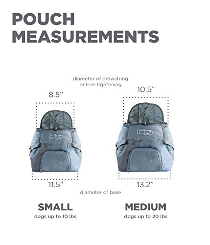 Outward Hound Kyjen 21008 PoochPouch Front Carrier For Dogs Easy-Fit Adjustable Dog Carrier, Medium, Grey - Image 7