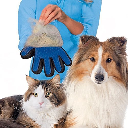PROREZULT Pet Grooming Glove Hair Removal RIGHT AND LEFT HAND 2 GLOVES FOR DOG OR CAT - RIGHT & LEFT HAND SUPPLIED - Image 5