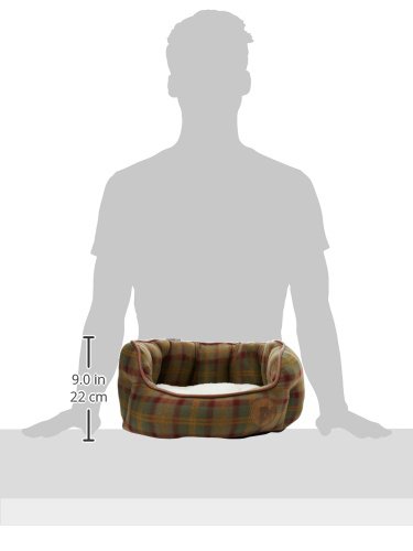 Petface Country Check Oval Dog Bed - Image 3