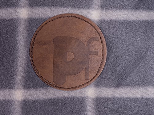 Petface Window Pane Check Pillow Mattress for Dog, Large, Grey - Image 4