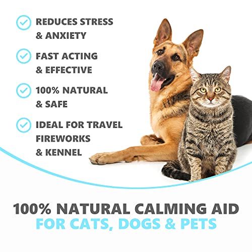 Pets Purest 100% Natural Calm PRO Dog Anxiety Calming Aid Supplement for Dogs Cats Horses Rabbits Birds Pets. Anxiety & Stress When Home Alone, Aggression, Loud Noises, Fireworks & Kennels 50ml - Image 3