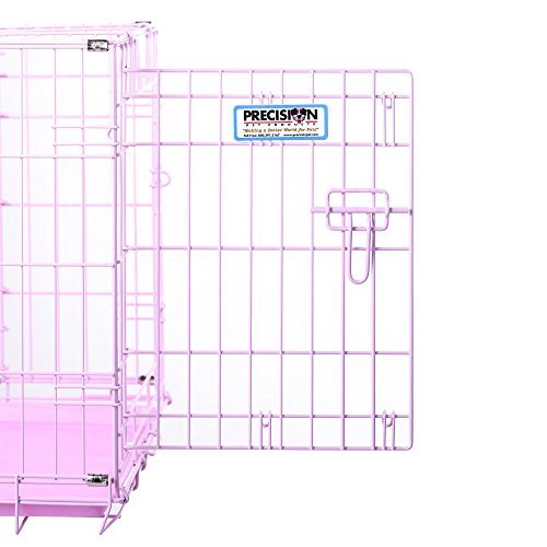 Precision Pet "ProValu," Double Door Dog Crate Pink - Image 3