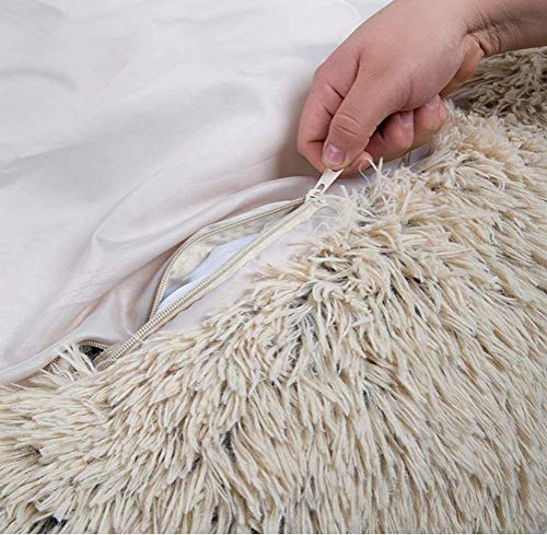 Segle Deluxe Soft Washable Dog Pet Warm Cuddle Bed Cushion Comfortable Puppy Kitten Pet Cat Pad Dog&Cat Cave 40 * 40CM (Gray) - Image 4