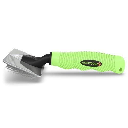 Slicker Dog Brush for Shedding Short Hair & Long Hair - Cat Brush & Dog Grooming Supplies, Deshedding for Single or Double Coated Dogs & Cats - Undercoat Rake for Your Pet - Image 5