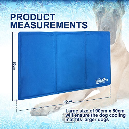 Sunshine Dreams Luxury Large Dog Cooling Mat Scratchproof Bite Resistant Cooling mat for dogs summer - Image 5
