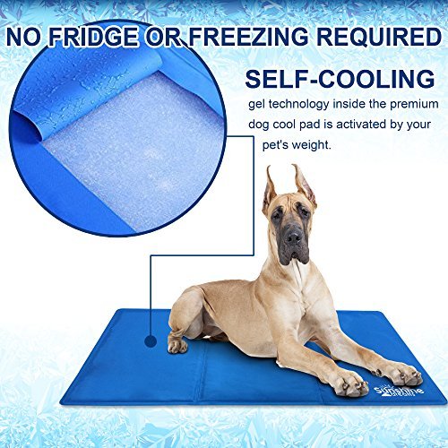 Sunshine Dreams Luxury Large Dog Cooling Mat Scratchproof Bite Resistant Cooling mat for dogs summer - Image 6