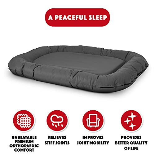 The Dog’s Bed, Waterproof Dog Bed, Tough YKK Zipper, Washable Durable Cover - Image 3