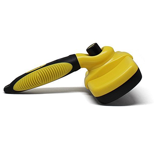 Thunderpaws Self Cleaning Pet Slicker Brush - Gently Remove Knots, Tangles and Loose Undercoat From Dogs and Cats - Easy To Use With Ergonomic Design - Image 4
