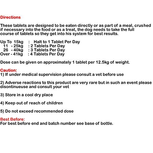 Uploria Pet World 120 Dog Calming Tablets That Work To Reduce Dog Anxiety Relief, Stress, Hyperactivity, Barking Troubles And Promote Relaxation Without Drowsiness - Image 3
