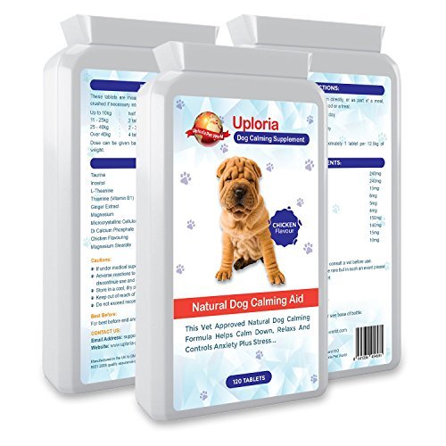 Uploria Pet World 120 Dog Calming Tablets That Work To Reduce Dog Anxiety Relief, Stress, Hyperactivity, Barking Troubles And Promote Relaxation Without Drowsiness - Image 4