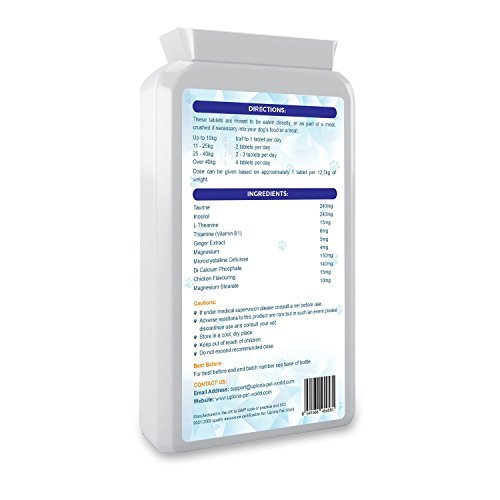 Uploria Pet World 120 Dog Calming Tablets That Work To Reduce Dog Anxiety Relief, Stress, Hyperactivity, Barking Troubles And Promote Relaxation Without Drowsiness - Image 5