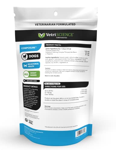 Vetri-Science Laboratories Composure for Medium and Large Dogs, 60 Soft Chews - Image 5