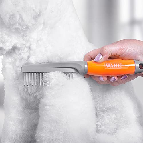 Wahl Grooming Comb with Soft Grip Gel Handle, Grooming Comb, Durable Stainless-Steel Teeth, Gel Handle, Pet Combs, Dematting Cats and Dogs Fur, Removes Knots and Tangles - Image 6