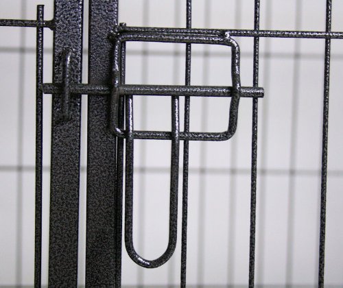 X-Treme Puppy Run Enclosure with Bottom Tray, Powder-Coated Grid Bars - Image 5