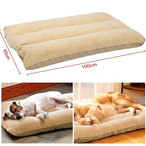 Yaheetech Large Dog Bed Pets Cat Bed Extra Soft Detachable Cushion Pillow Mat 100cm-L, 65cm-W, Polyester - Image 4