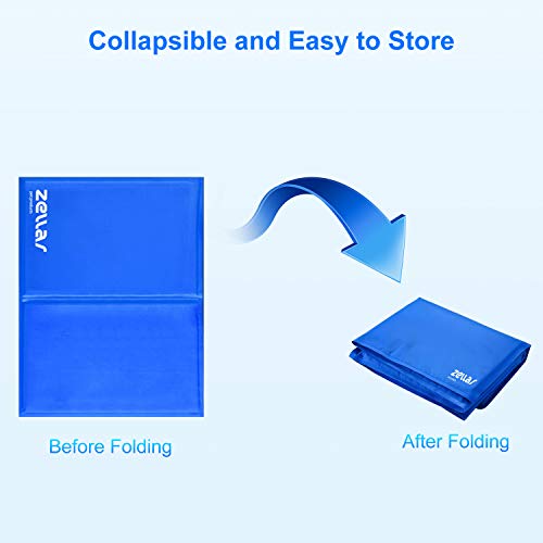 Zellar Pet Cooling Mat, Pet Dog Cat Cool Mat Self Cooling - Image 6