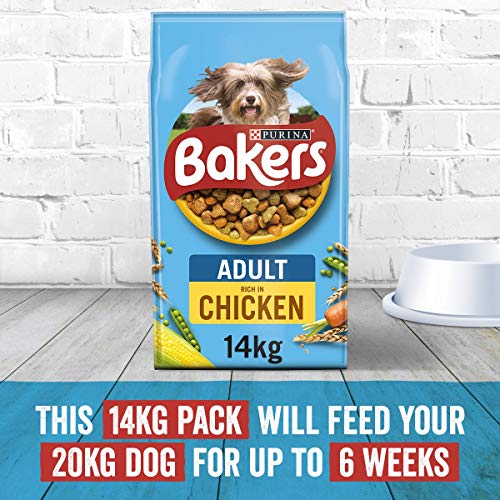 Bakers Adult Dog Food Chicken and Veg, 14kg - Image 3
