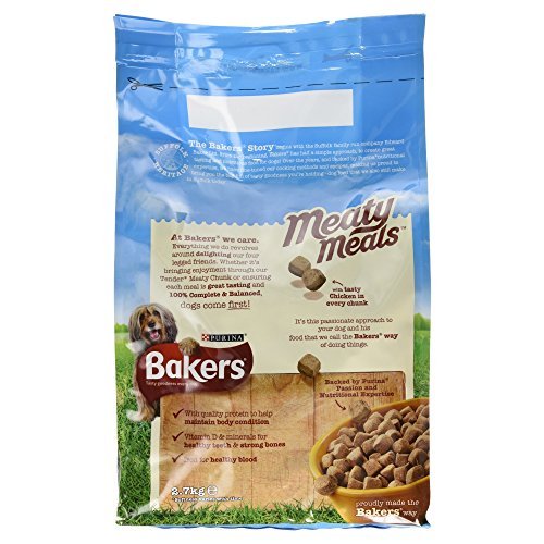 Bakers Meaty Meals Dry Dog Food with Chicken, 2.7kg - Image 3