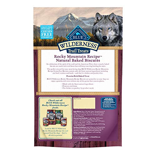 BLUE Wilderness Rocky Mountain Recipe Trail Treats Bison Biscuits, 8 oz - Image 3